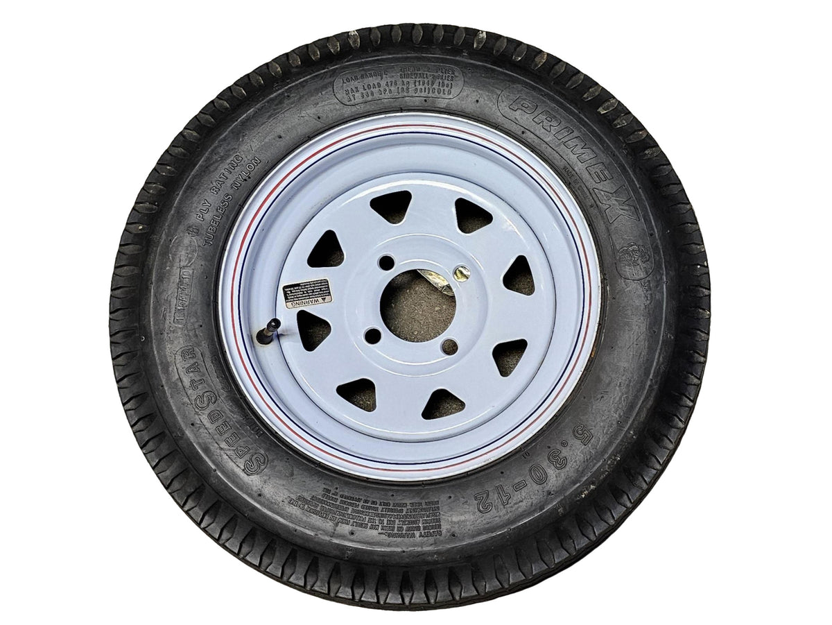 Tire w/Rim 530x12 LRC 4 Bolt ($3.30 OTS INCLUDED)