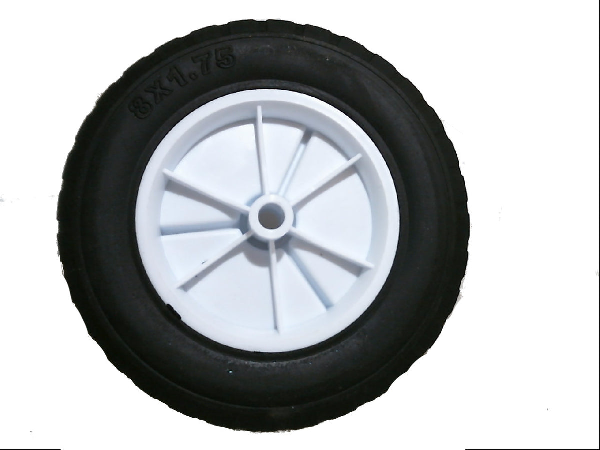 Lawnmower Wheel 8"x1.75" Plastic