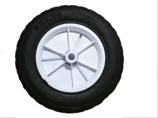 Lawnmower Wheel 8"x1.75" Plastic