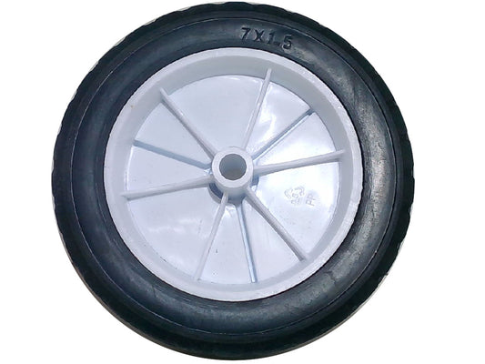 Lawnmower Wheel 7"x1.5" Plastic