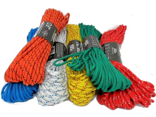 Rope 3/16"x100' Assorted Colours 300lb. - each sold individually