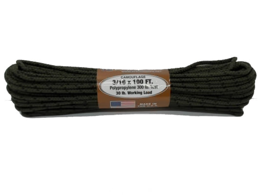 Rope 3/16"x100' Camo 300lb.