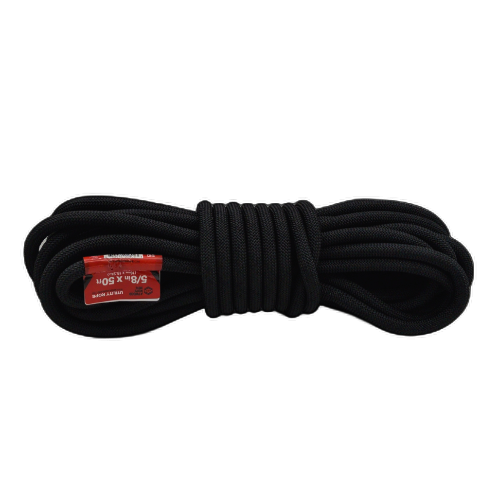 Rope 5/8" X 50' Black 900lb.