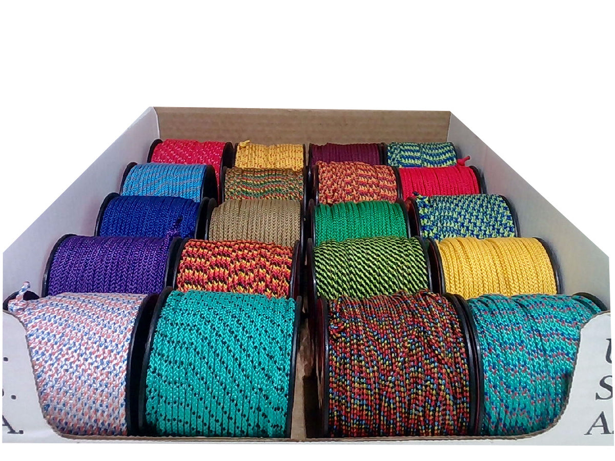 Corde utilitaire 1/16" x 100' Couleurs variées