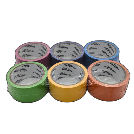 Craftzilla Colored Duct Tape 6pk. Assorted Colors (or $1.99/roll)
