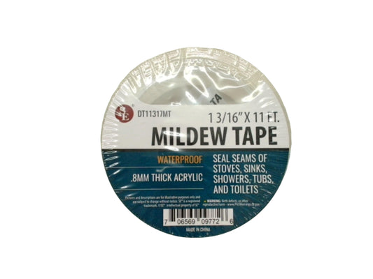 Bande anti-moisissure 3,8 cm x 3,35 m, épaisseur 0,8 mm, acrylique imperméable