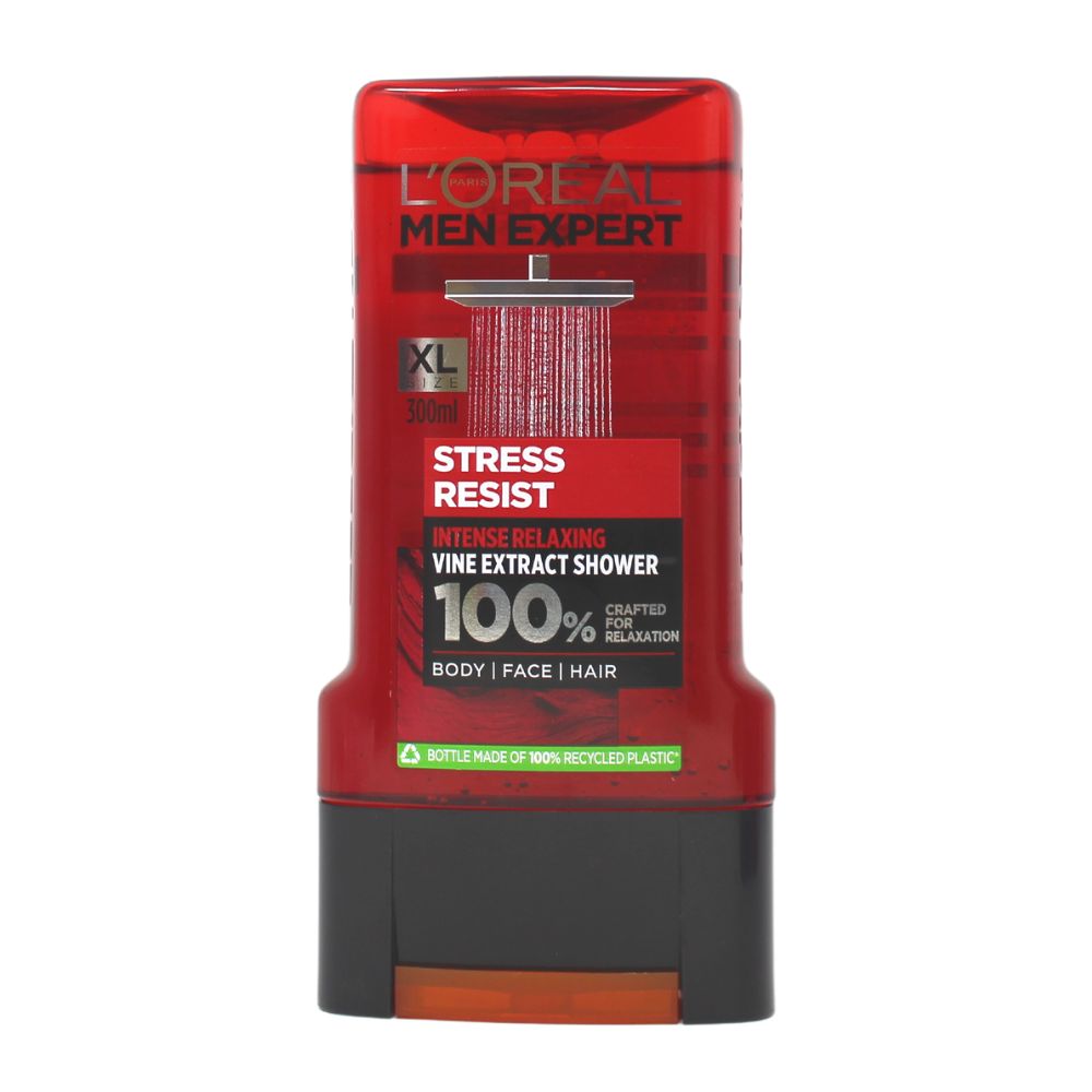 Body Wash 300ml Men 3in1 Stress Resist Relaxing/6 L'oreal Expert
