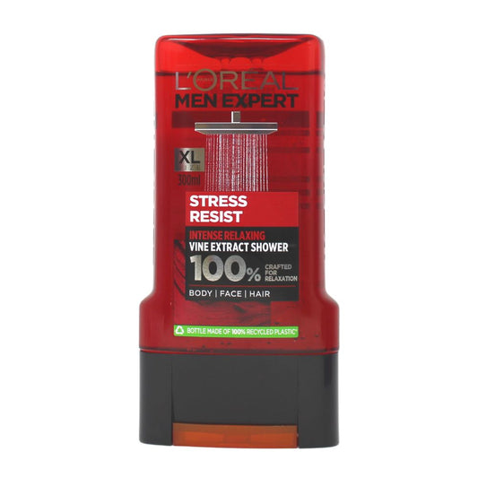 Body Wash 300ml Men 3in1 Stress Resist Relaxing/6 L'oreal Expert