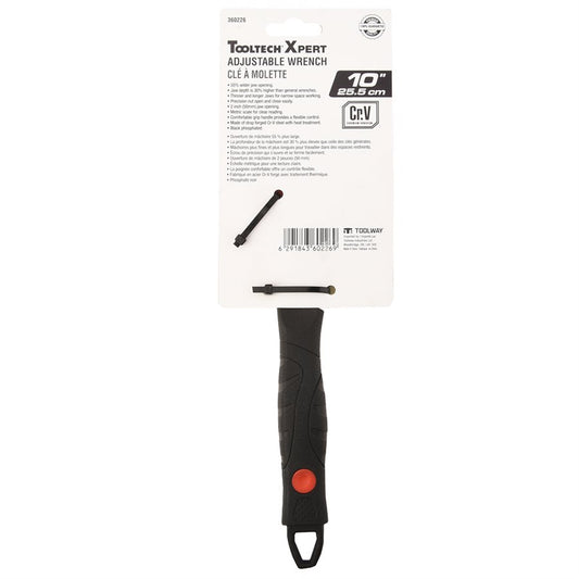 Adjustable Wrench 10in Super-Wide Opening Cr-V - Additional View