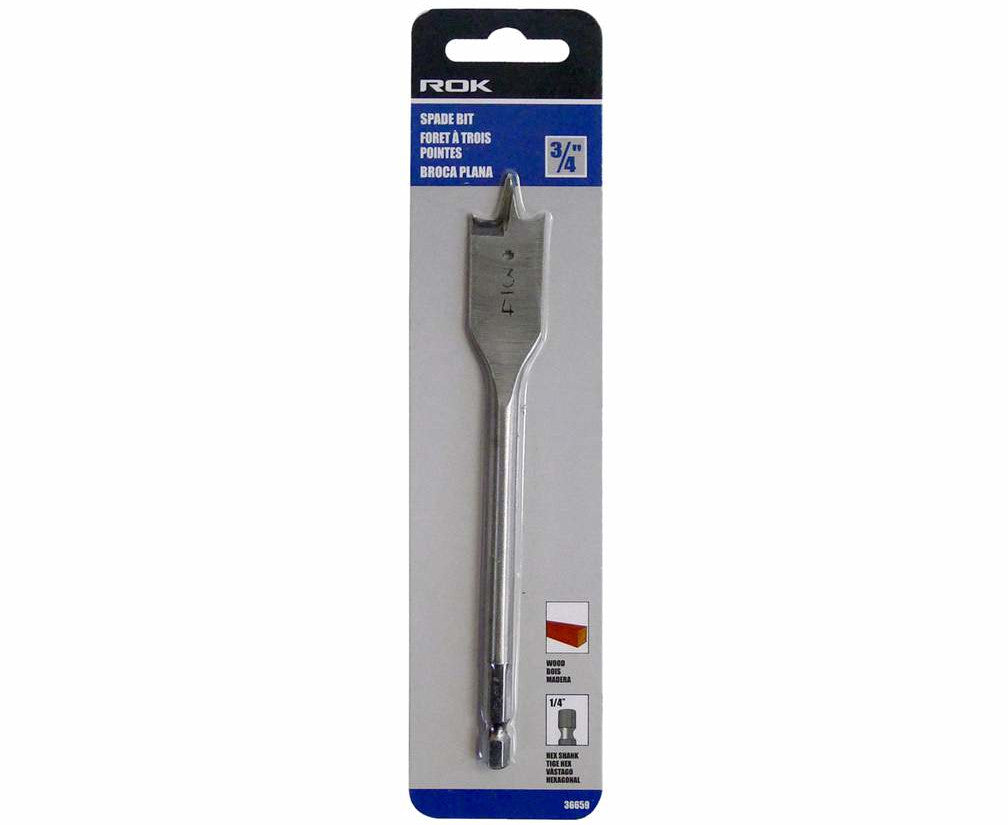 Spade drill bit 3/4 x 6 inch