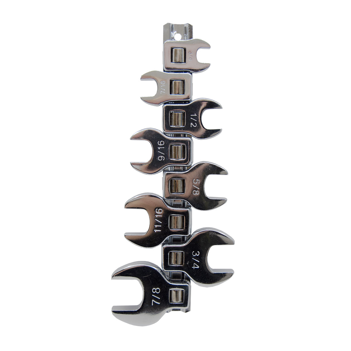 8PC Crow Foot Wrench Set SAE Carbon Steel - Additional View