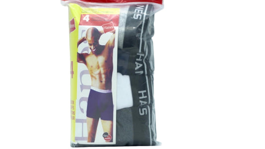 Men's Boxer Briefs 4pk. Hanes Assorted Sizes