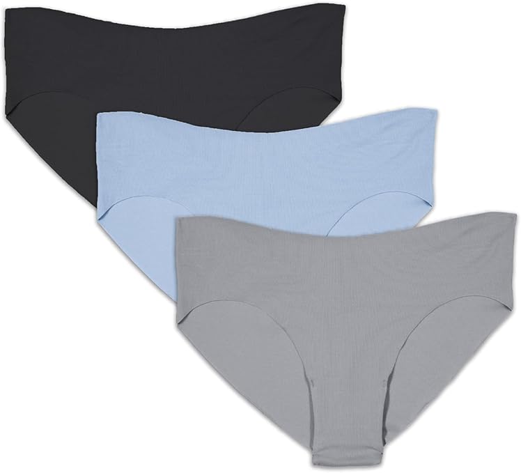 No Show Invisible 3pk. Large Cotton Stretch Cheekies Fruit Of The Loom