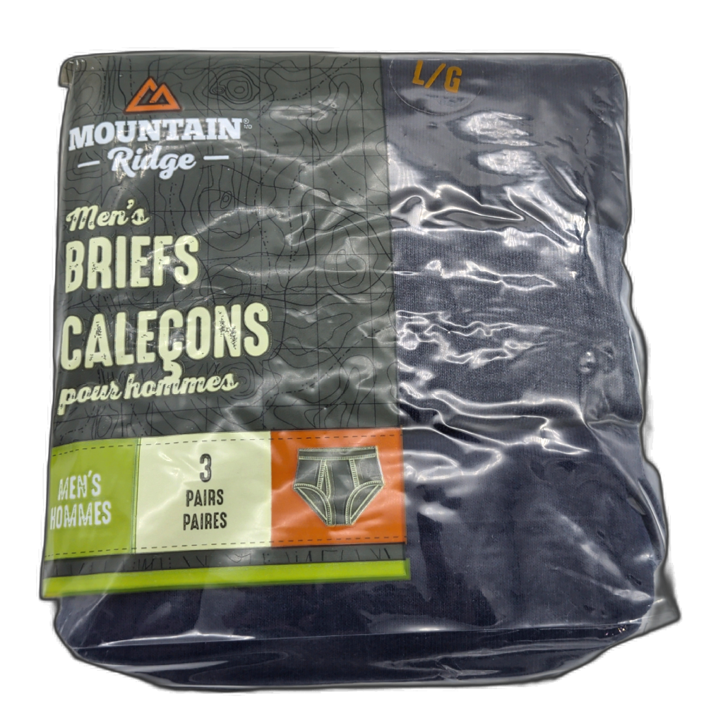 Men's Briefs 3pk. Large Mountain Ridge