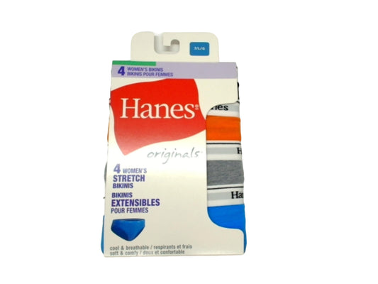 Women's Stretch Bikini Underwear 4pk. Large Hanes