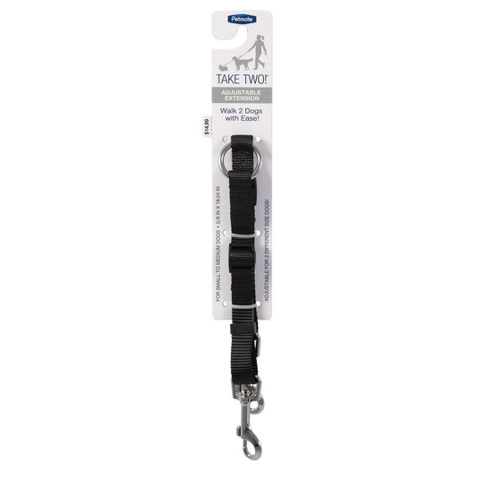 Adjustable Leash Extension 5/8" X 18"-24" For Small To Medium Dogs Petmate Take Two!