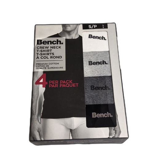 Crew Neck T-Shirts 4pk. Assorted Sizes Bench