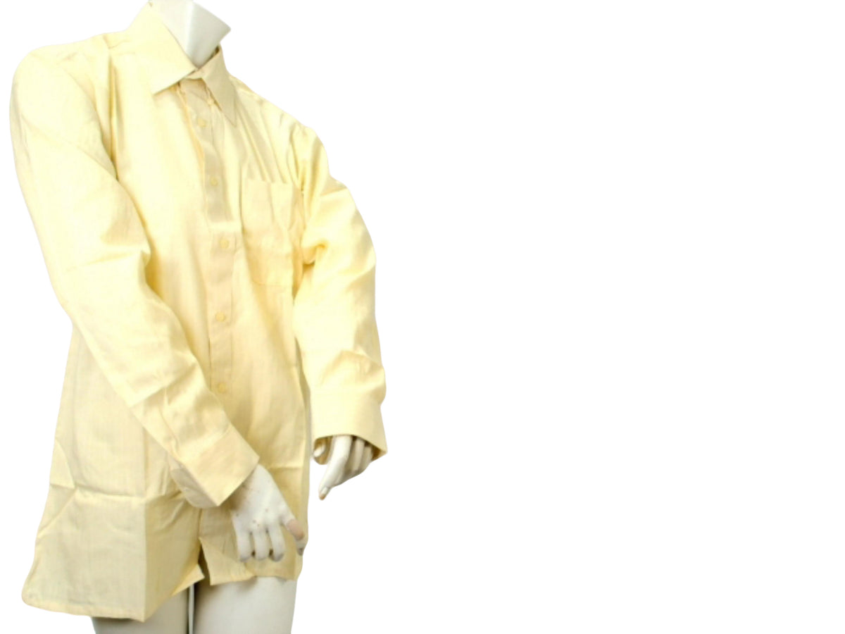 Jason Alexander Long Sleeved Shirt Small Banana Cream (or 2/$9.99)