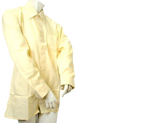 Jason Alexander Long Sleeved Shirt Small Banana Cream (or 2/$9.99)