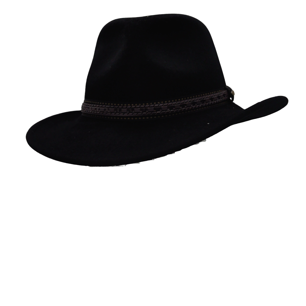 Scala Men's San Antonio Wool Felt Outback Hat Assorted Sizes