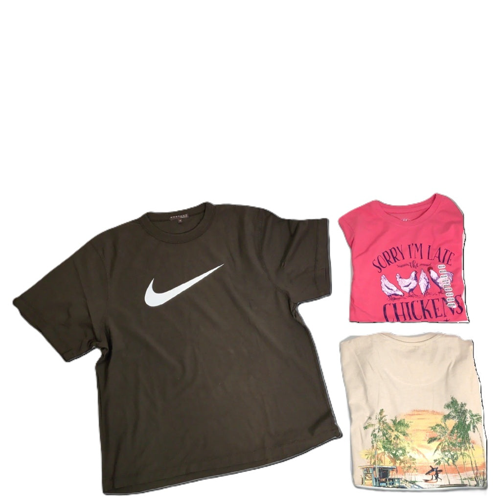 Short Sleeve Graphic T-Shirt Small Assorted