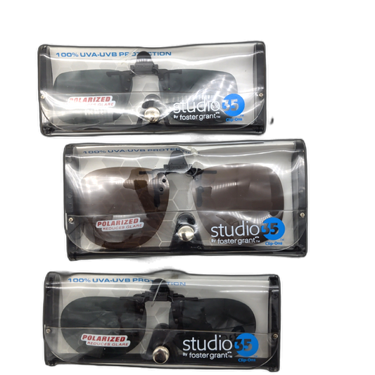Polarized Clip-ons Assorted Studio 35 By Foster Grant