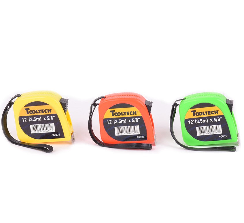 Tape Measure 12' x 5/8" Metric / Imperial Tooltech