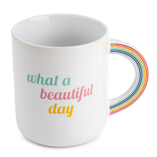 Ceramic Mug What A Beautiful Day 20oz. Thyme & Table