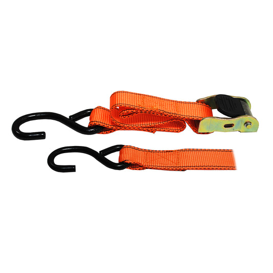 Ratchet tie-down 12 foot 3.7m 1200lb 544kg Stinson 2 pack - Additional View