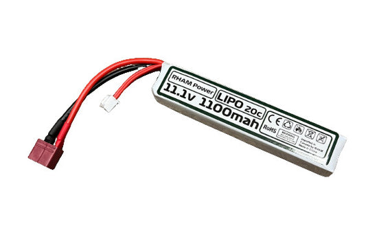 11.1v 1100mAh Deans Lipo Battery RHAM Power