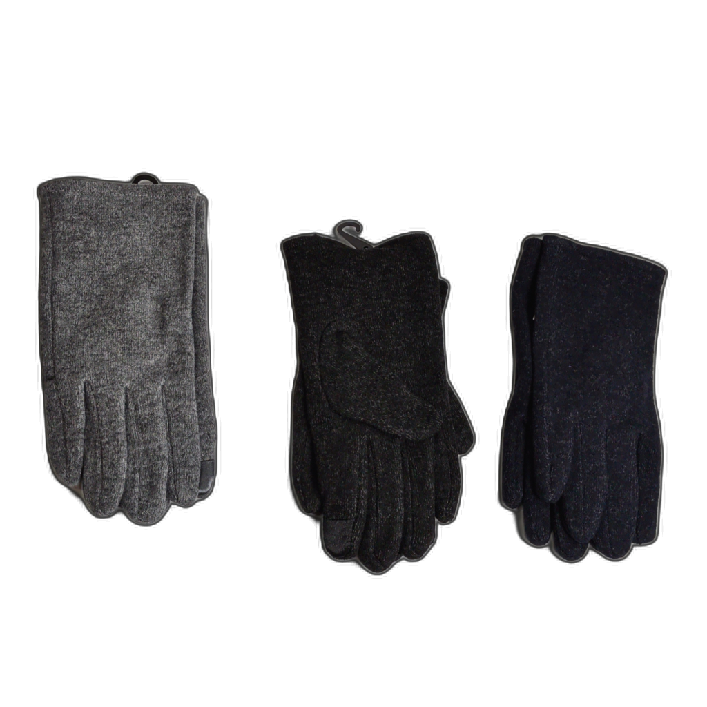 Fleece Gloves W/ Touch Finger Assorted Colours Fine Quality