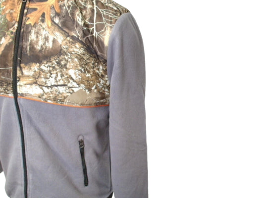 Polar Fleece Zipped Jacket Camo Ass't Sizes Realtree - Additional View
