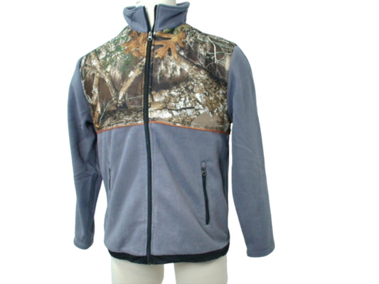 Polar Fleece Zipped Jacket Camo Ass't Sizes Realtree
