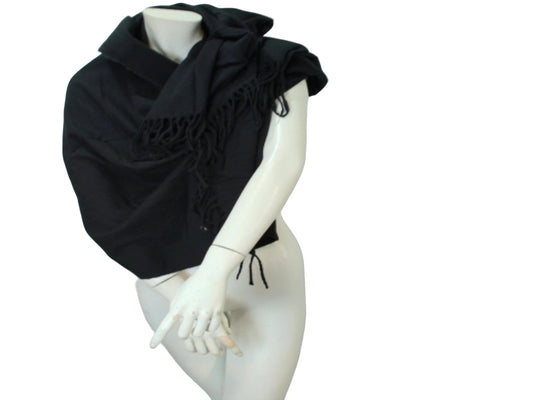 Pashmina Style Scarf Black