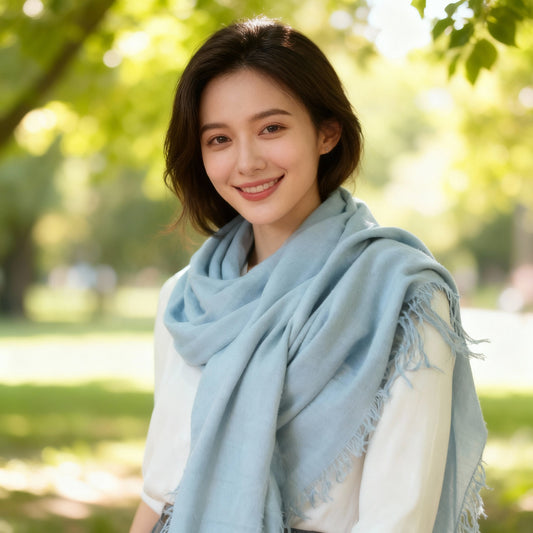 Pashmina Style Scarf Grey