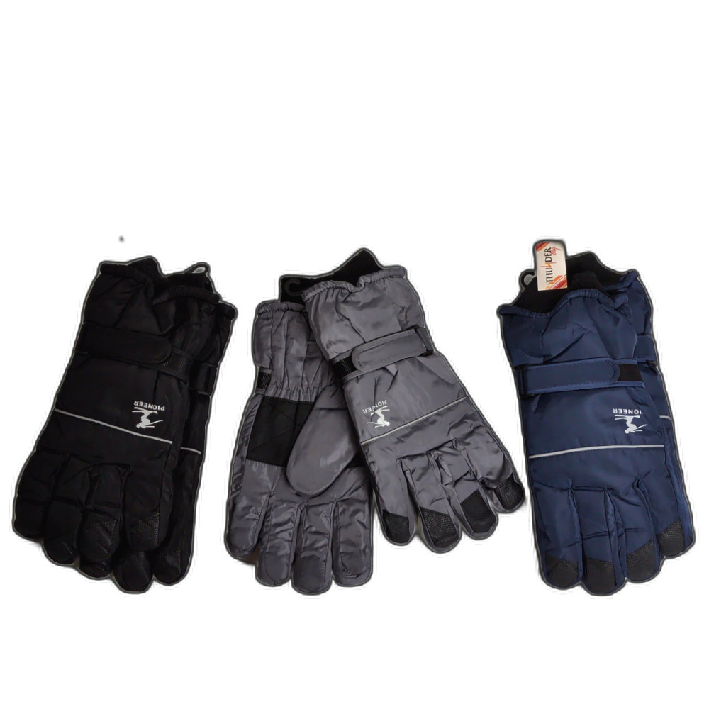 Ski Gloves Adult Assorted Colours Pioneer