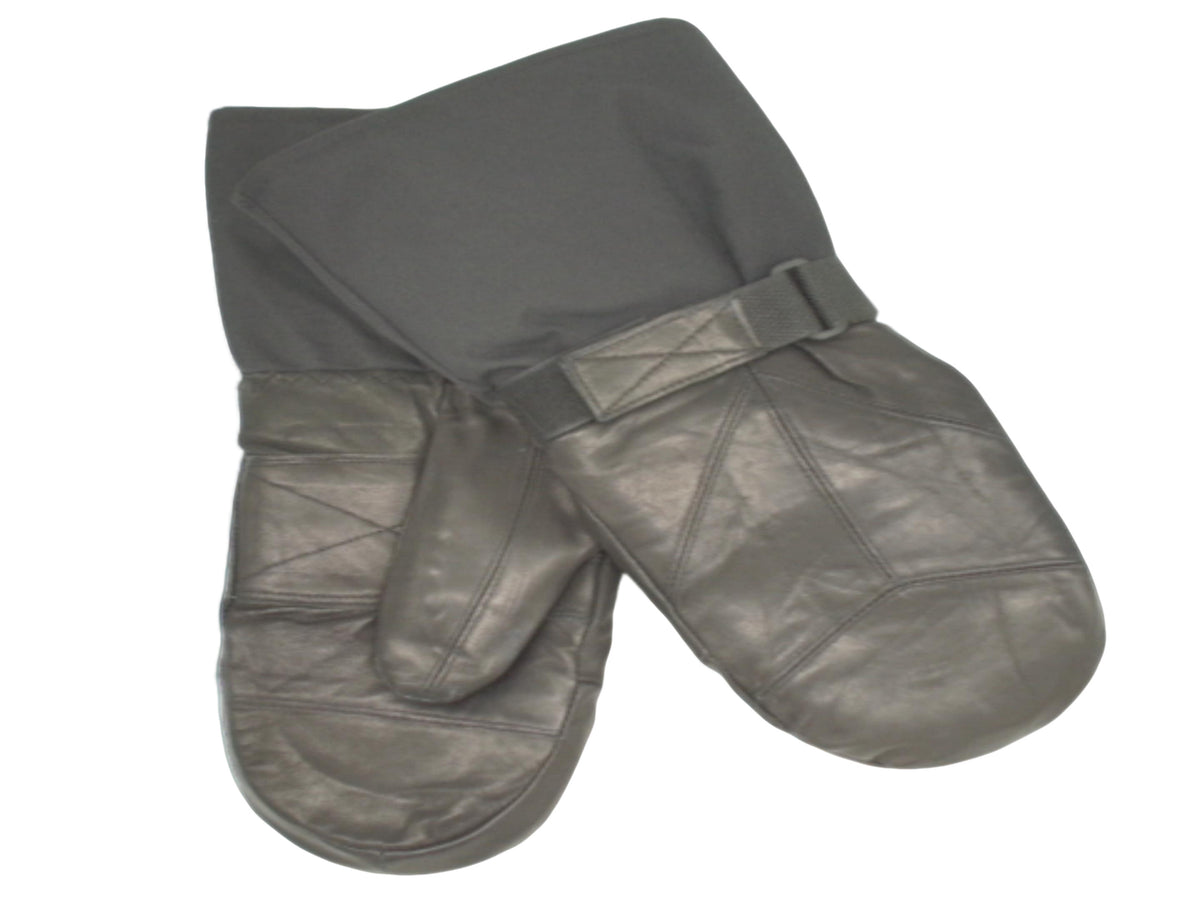Mitaines de motoneige XL en cuir noir avec doublure amovible Sturrdi