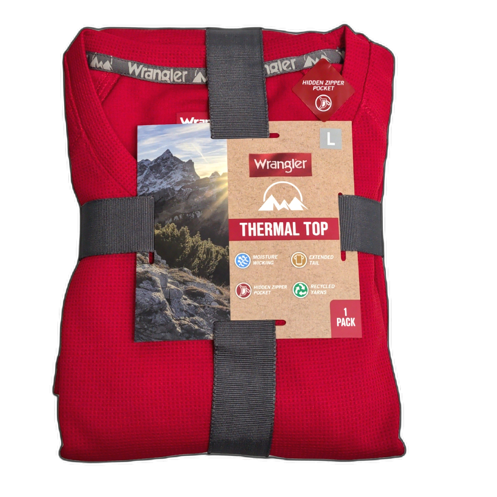 Thermal Top Ass't Sizes Red Wrangler