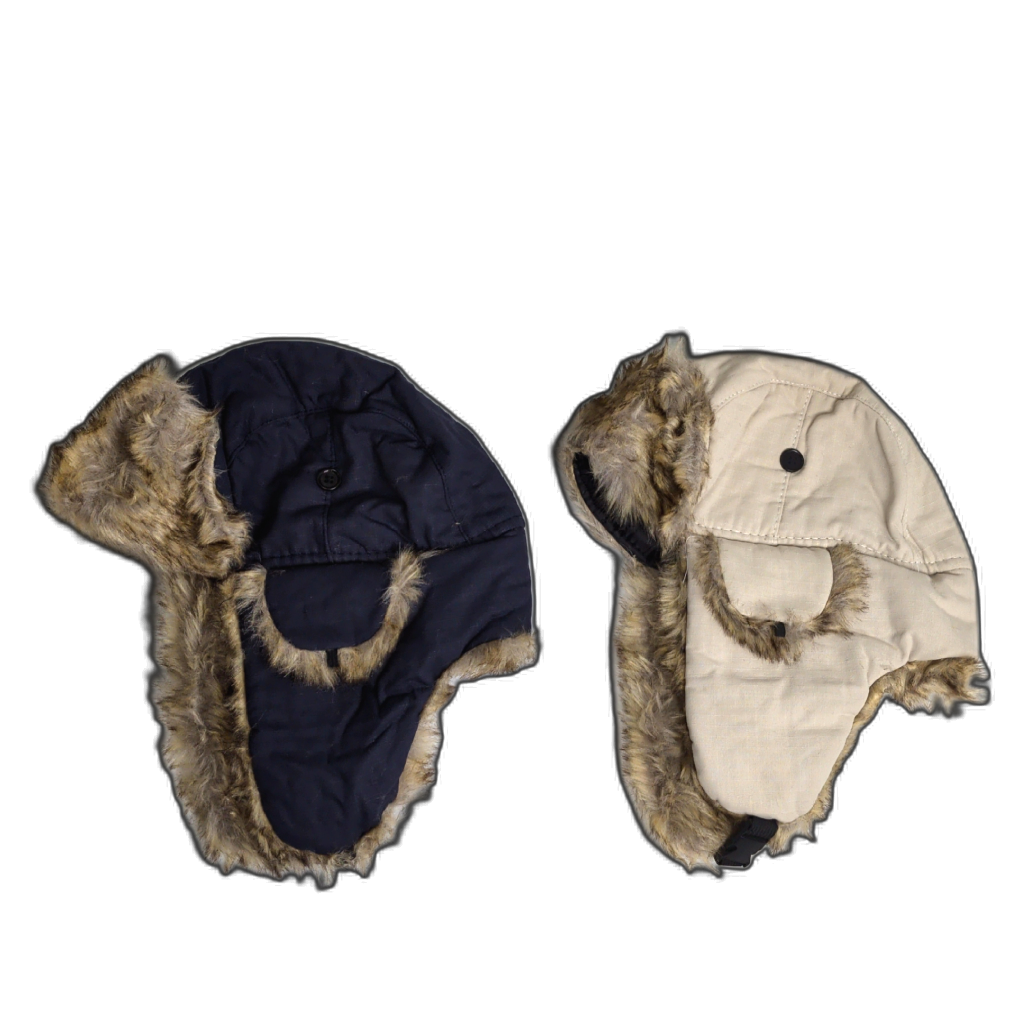 Trapper Hat w/Faux Fur Assorted - Sold Seperate