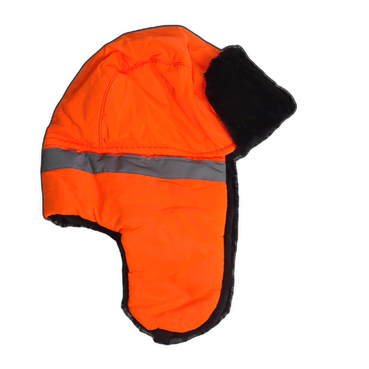 Trapper Hat Hi Viz w/Striping Assorted
