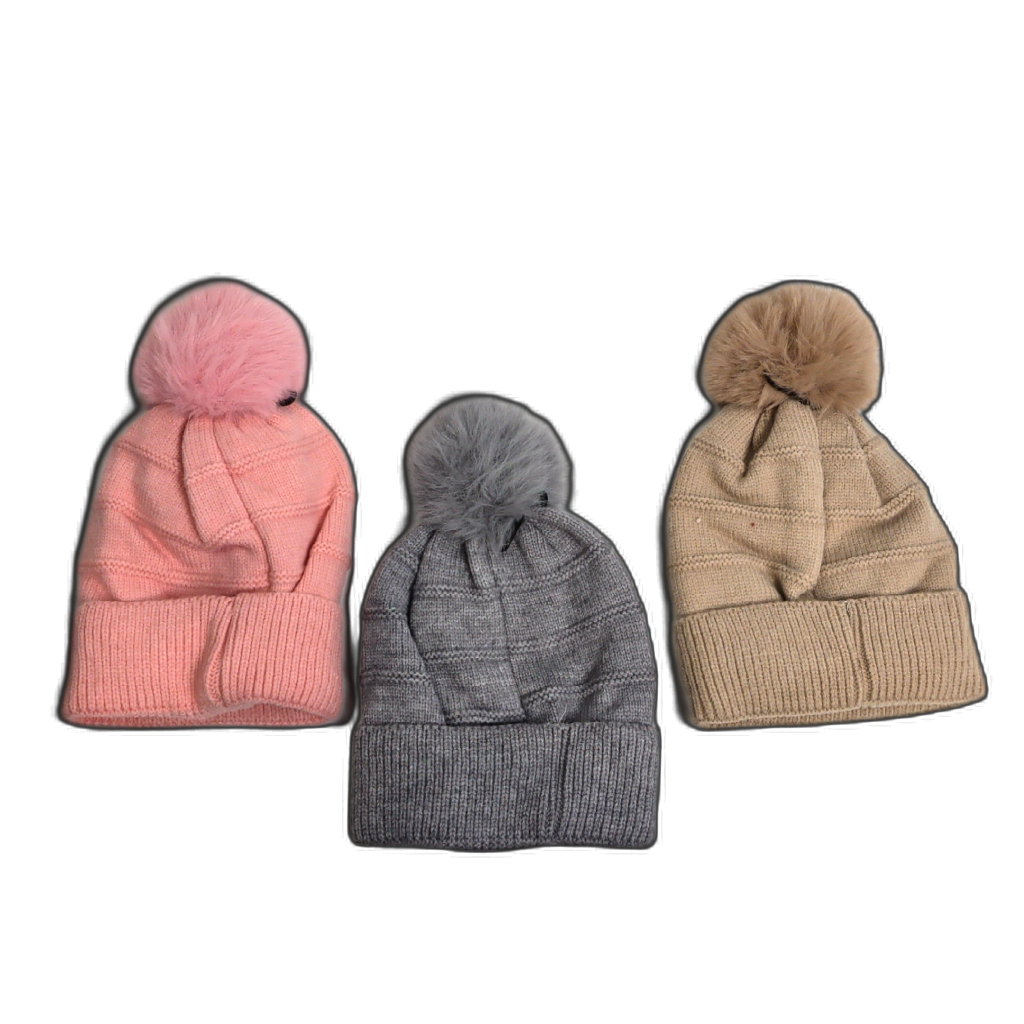 Girls Lined Winter Hat Assorted Colours Morgan & Monroe