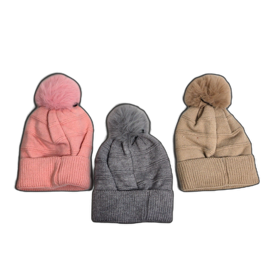 Girls Lined Winter Hat Assorted Colours Morgan & Monroe