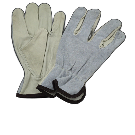 Leather Drivers Glove Large Natural/Brown (or 12/$49.99)