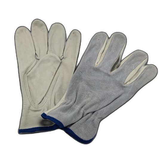 Leather Drivers Glove XL Natural/Blue (or 12/$49.99)