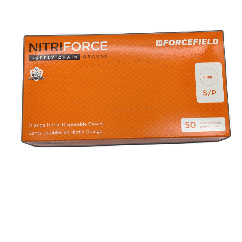 Nitrile Gloves Disposable Small 50pk 6mm Thickness Nitriforce Forcefield (or 3/$19.99)