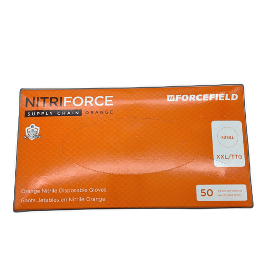 Nitrile Gloves Disposable 2xl 50pk 6mm Thickness Nitriforce Forcefield (or 3/$19.99)