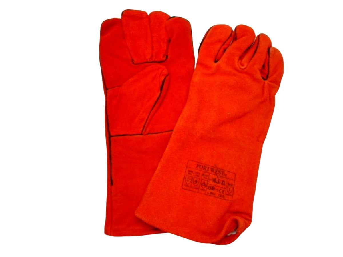 Gants de soudage A500 XL rouges Portwest