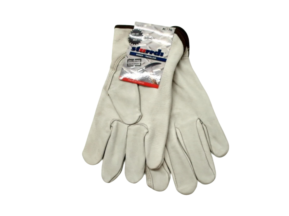 Gants de travail conducteur en cuir de vachette XL Sturrdi