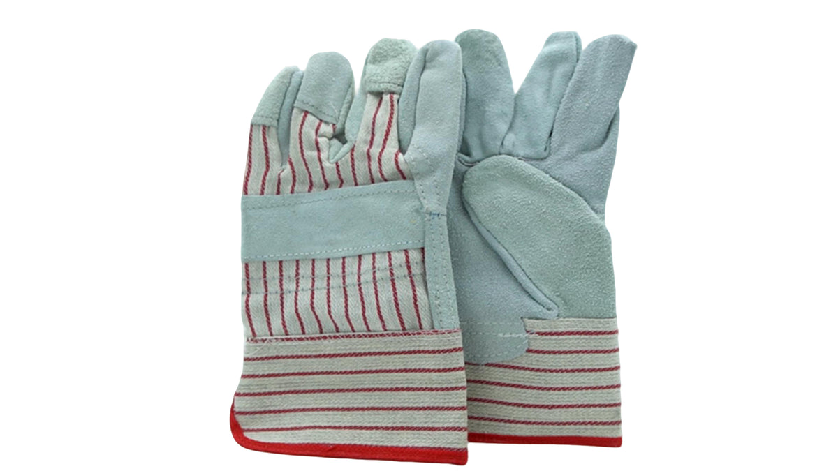 Gant de travail en cuir paume unique Red Gumti (PROMO) (TÊTE DE GONDLE)