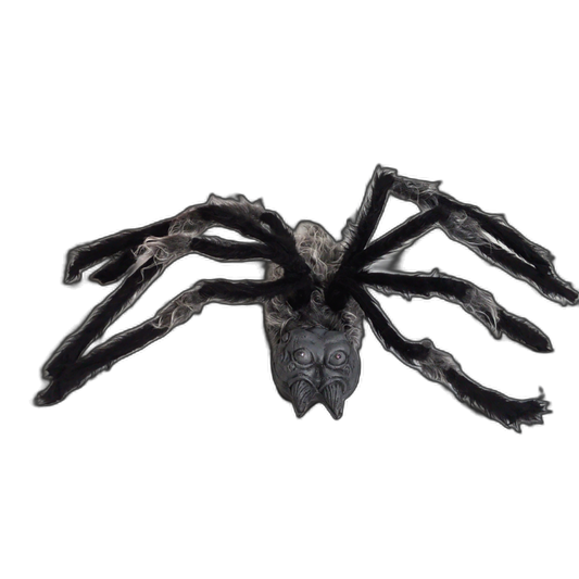 Halloween Electric Shaking Spider w/Light Up Eyes 27.5"